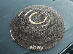 Early 20 SO. CALIFORNIA MISSION INDIAN native American BASKET TRAY / BOWL