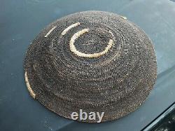 Early 20 SO. CALIFORNIA MISSION INDIAN native American BASKET TRAY / BOWL