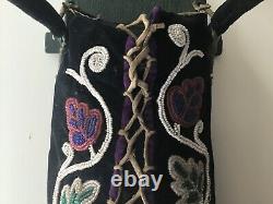 Early 20th Century Miniature Ojibway Beaded Cradleboard