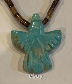 Early 20th century Zuni fetish necklace size 27