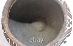 Early ACOMA Polychrome BOWL POT Pottery Hand Made Pueblo Native American