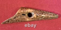 Early Alaskan Inuit Artifact, Toggle Harpoon Point of Petrified Driftwood