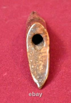 Early Alaskan Inuit Artifact, Toggle Harpoon Point of Petrified Driftwood