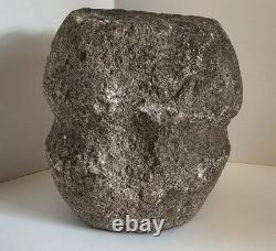 Early American Indian Grooved Man Maul Authentic Stone Tool 3 Pounds + Great