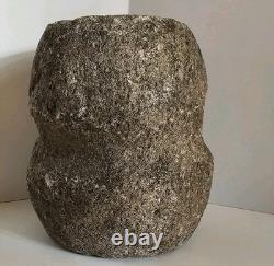 Early American Indian Grooved Man Maul Authentic Stone Tool 3 Pounds + Great