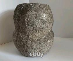 Early American Indian Grooved Man Maul Authentic Stone Tool 3 Pounds + Great