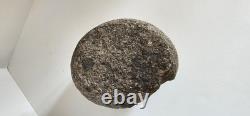 Early American Indian Grooved Man Maul Authentic Stone Tool 3 Pounds + Great