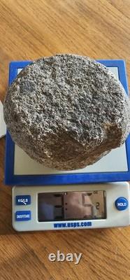 Early American Indian Grooved Man Maul Authentic Stone Tool 3 Pounds + Great