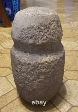 Early American Indian Grooved Man Maul Authentic Stone Tool 8 Pounds + Great