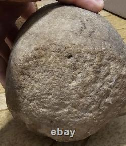 Early American Indian Grooved Man Maul Authentic Stone Tool 8 Pounds + Great