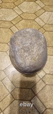 Early American Indian Grooved Man Maul Authentic Stone Tool 8 Pounds + Great