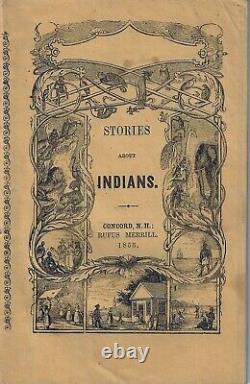 Early American, Native American interest STORIES ABOUT INDIANS 1853