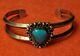 Early Annie Chapo Navajo Cuff Bracelet Sterling Turquoise 23.7g