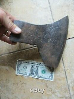 Early Antique Colonial Broad Ax, BLACKSMITH, Native American, Revolutionary War