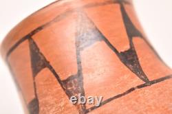 Early Antique Maricopa Indian Pottery Water Bottle Vase Native American 5