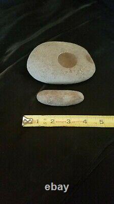 Early Auth. Native American Indian Acorn Mortar & Pestle Pacific Northwest Tribe
