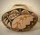 Early B. J. Fragua Jemez Pueblo Polychromed Pot, 1986