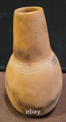 Early Caddo Coles Creek Redware Bottle Ancient Native American Indian Pottery