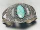 Early Century Vintage Navajo Royston Turquoise Sterling Silver Bracelet