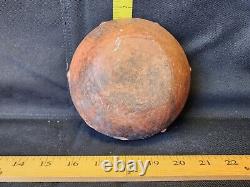 Early Clay Native American Pottery Hanging Pot Jar Thunderbird Design