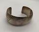 Early Everett Mary Teller Navajo Native American Sterling Silver Carved Bracelet