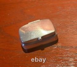 Early Frank Patania Thunderbird Shop Santa Fe Sterling Silver Pill Box