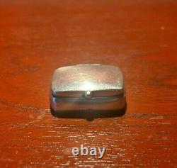 Early Frank Patania Thunderbird Shop Santa Fe Sterling Silver Pill Box