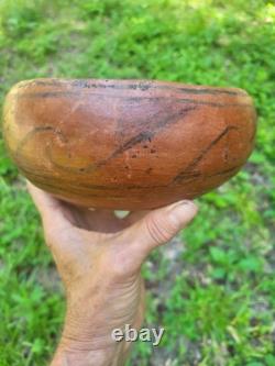 Early Hopi Black On Red Ancestral Puebloan Arizona Bowl 8 X 3 1/2 Finder Incl