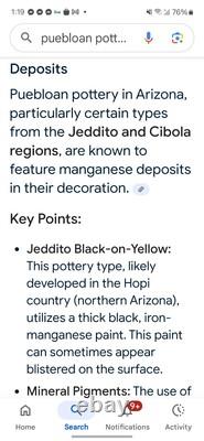 Early Hopi Black On Red Ancestral Puebloan Arizona Bowl 8 X 3 1/2 Finder Incl