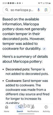 Early Hopi Black On Red Ancestral Puebloan Arizona Bowl 8 X 3 1/2 Finder Incl