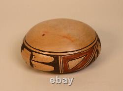 Early Hopi Polychrome Bowl ca 1930 2 x 5 1/2
