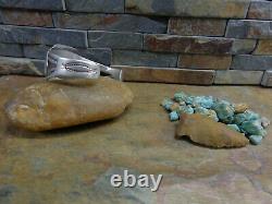 Early! Incredible! Large Navajo Royston Gem Turquoise Cuff Sterling Fred Harvey