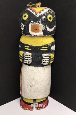 Early & LARGE Native American Hopi Kachina Carved Doll Katsina ROUTE 66 ANTIQUE