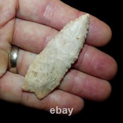 Early Lanceolate Boone Co Missouri Indian Arrowhead Artifact Collectible Relic