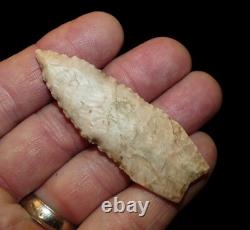 Early Lanceolate Boone Co Missouri Indian Arrowhead Artifact Collectible Relic