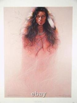 Early Morning Ltd. Edition Print of a Native American Woman, by Ozz Franca