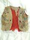 Early Native American Childs Beaded Leather Vest