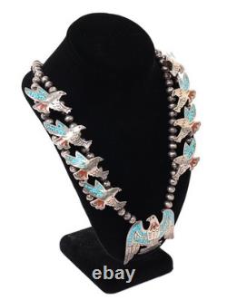 Early Native American Eagle Necklace, J. Nezzi