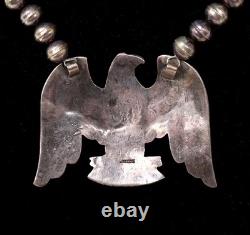 Early Native American Eagle Necklace, J. Nezzi