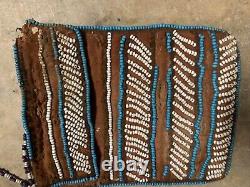 Early Native American Indian Beaded Bag