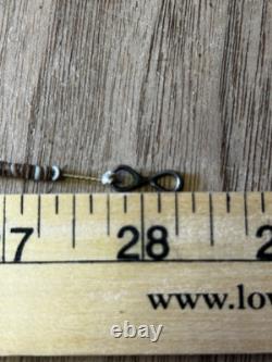 Early Native American Long Coral Necklace Natural Red Coral 28