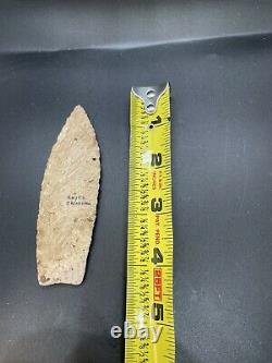 Early Native American Oklahoma Blade Arrowhead Point Paleo