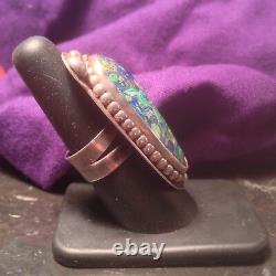 Early Native American Old Pawn Navajo Double Split Shank Ring
