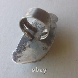 Early Native American Old Pawn Navajo Double Split Shank Ring