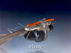 Early Native American Zuni Carved Jet Wolf Fetish By Teddy Weahkee (d.)