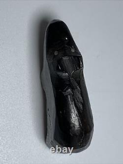 Early Native Zuni Carved Jet Bear Fetish By Theodore Kucate (d.)