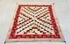 Early Navajo Area Rug Blanket Native American Textile Weaving Large 83 X 69