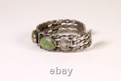 Early Navajo Bracelet with Twisted Wire, ca 1920