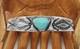 Early Navajo Ingot Silver Turquoise Cuff Bracelet Arrows Handmade Sz 6