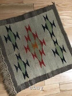 Early Navajo Native American Indian Sampler Blanket Rug Weaving Nice